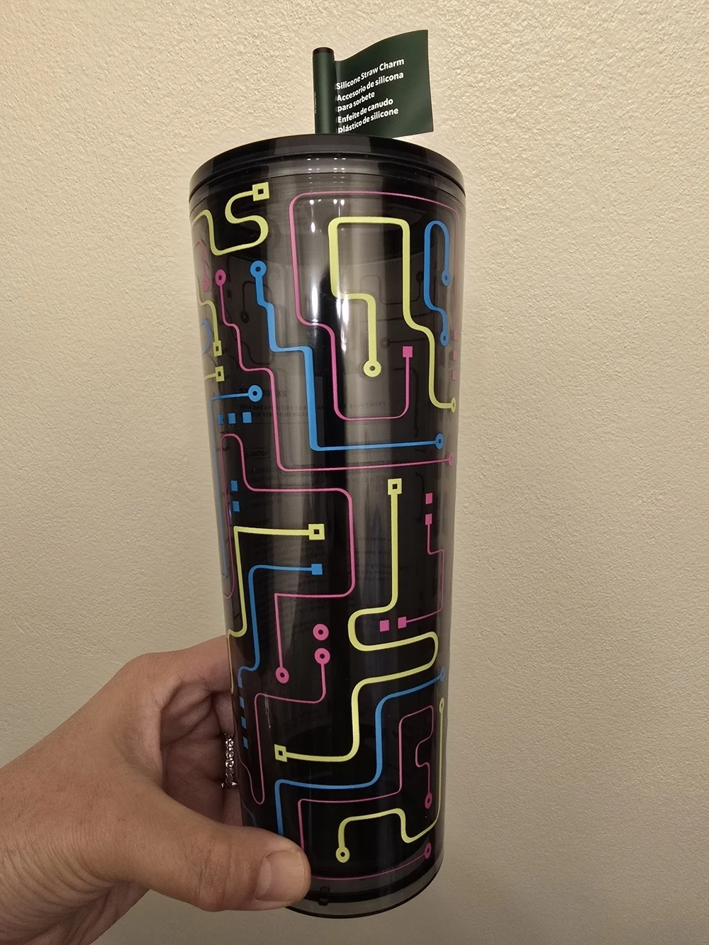 NWT Starbucks LATAM 2026 Videogame Circuit Design Tumbler 24 Oz